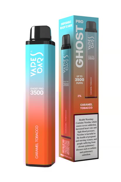 Vapes Bars Ghost Pro Caramel Tobacco