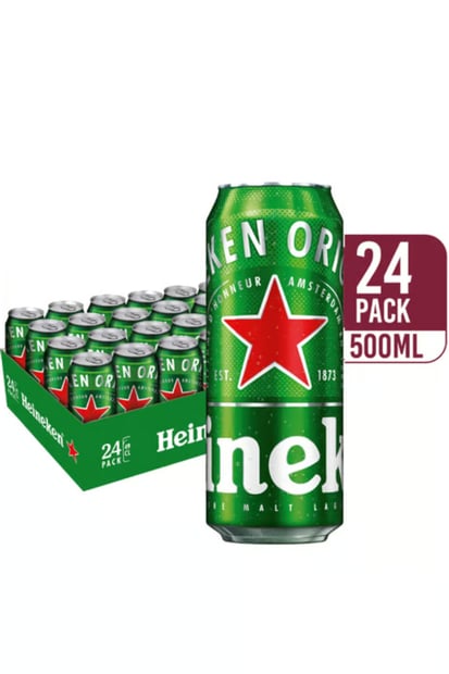 Heineken Beer 500ml Can (24-pack)