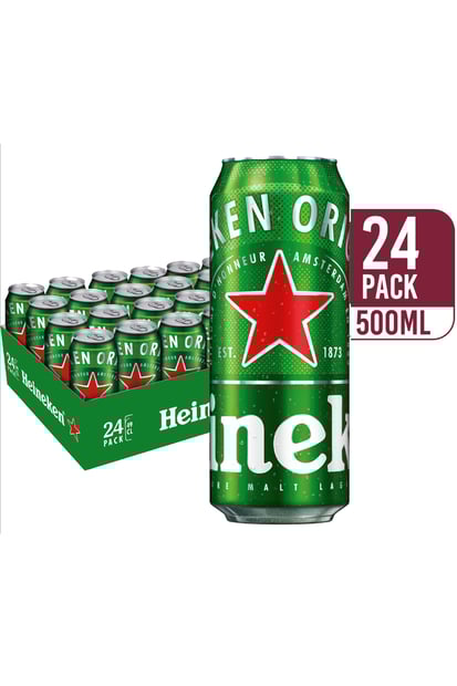 Heineken Beer 500ml Can (6-pack)