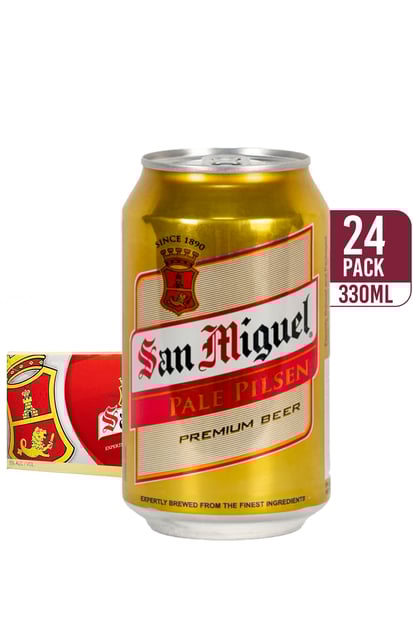 San Miguel Pale Pilsen Premium Beer (24 Cans)