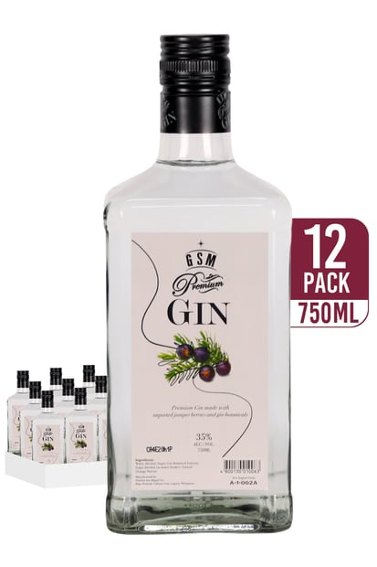 Ginebra San Miguel Premium Gin (12-pack)