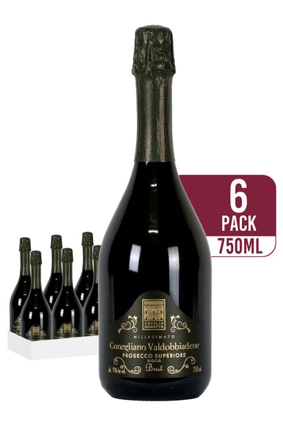 Cecilia Beretta Conegliano Valdobbiadene Prosecco Brut (6-pack)