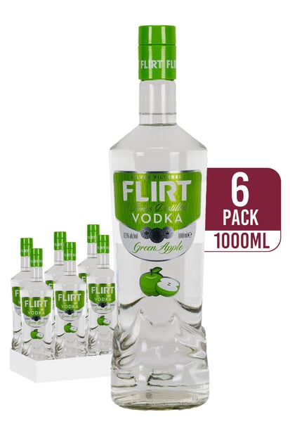 Flirt Green Apple Vodka (6-pack)
