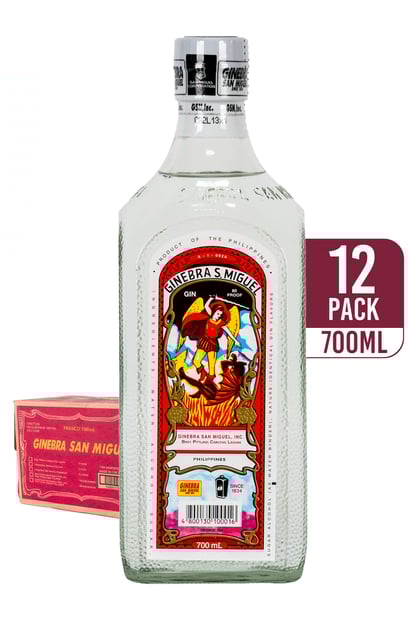 Ginebra San Miguel Frasco Gin (12-pack)
