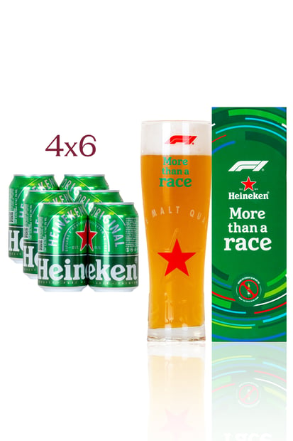 Heineken Beer F1 Promotion 24x330ml Cans