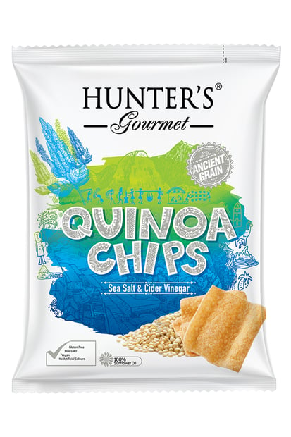 Hunter's Gourmet Quinoa Chips Sea Salt & Cider Vinegar