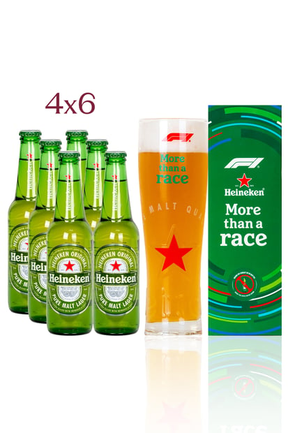 Heineken Beer F1 Promotion 24x330ml Bottles