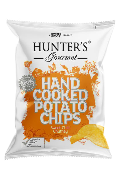 Hunter's Gourmet Potato Chips Sweet Chilli Chutney