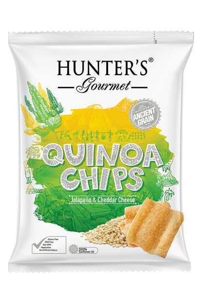 Hunter's Gourmet Quinoa Chips Jalapeno & Cheddar Cheese