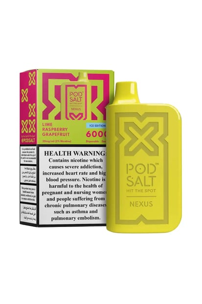 Pod Salt Nexus Lime Raspberry Grapefruit