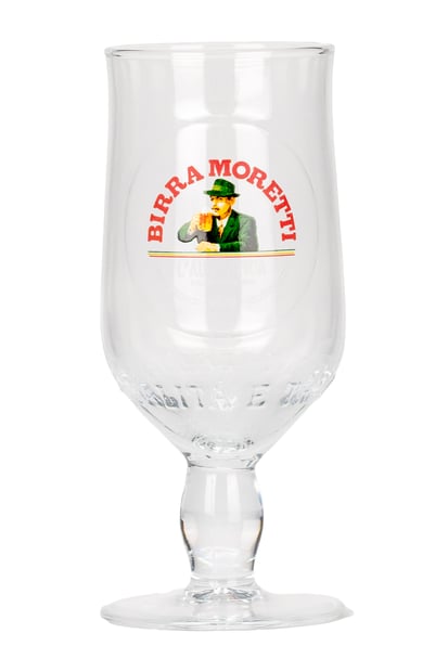 Birra Moretti Chalice Beer Glass