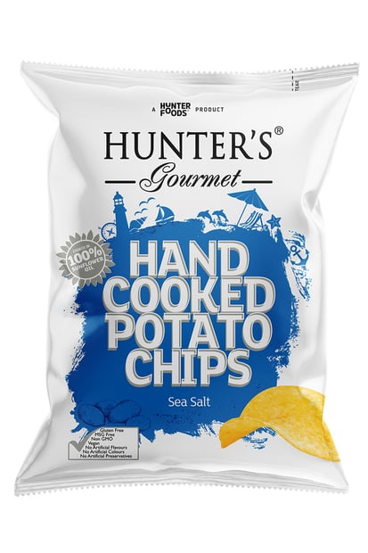 Hunter's Gourmet Potato Chips Sea Salt