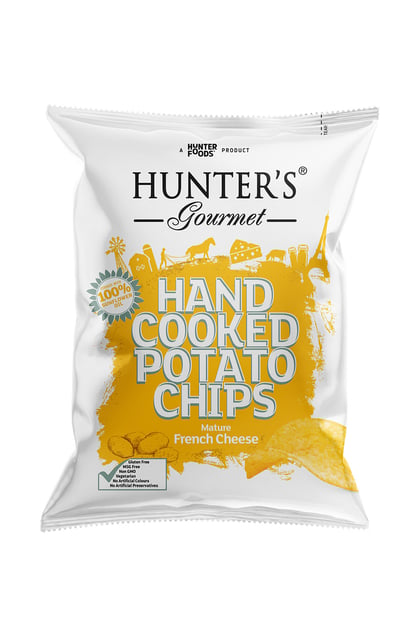 Hunter's Gourmet Potato Chips Mature French Cheese