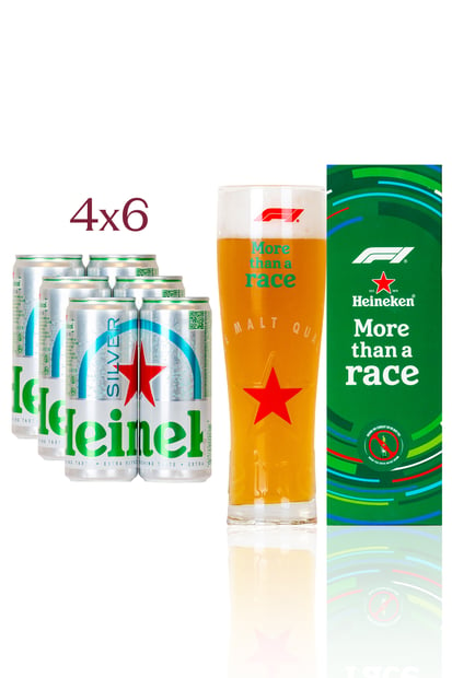 Heineken Silver F1 Promotion 24x330ml Cans