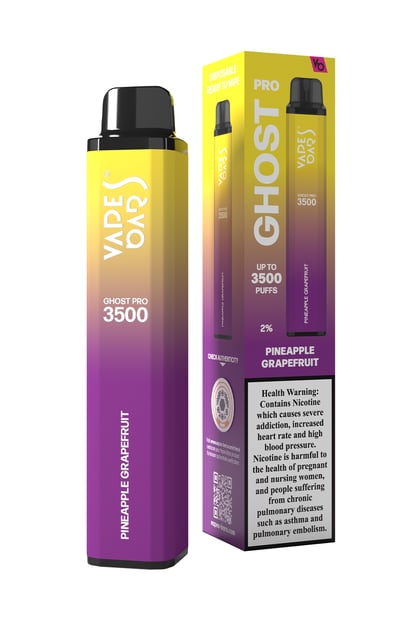 Vapes Bars Ghost Pro Pineapple Grape Fruit