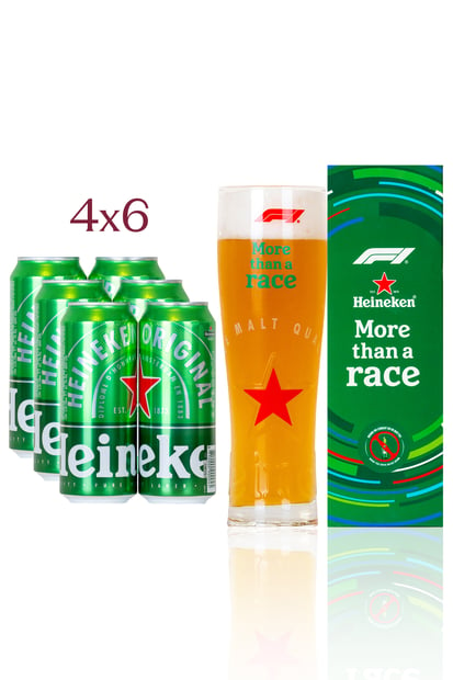 Heineken Beer F1 Promotion 24x500ml Cans