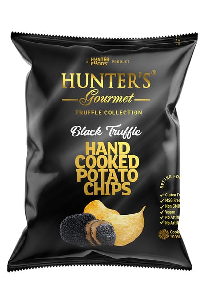 Hunter's Gourmet Potato Chips Black Truffle