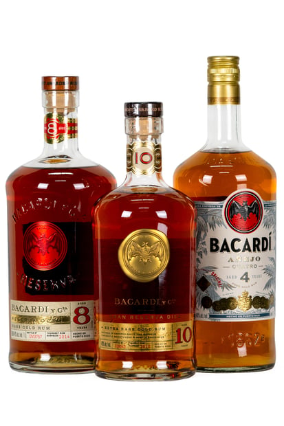 Bacardi Aged Rum Trio