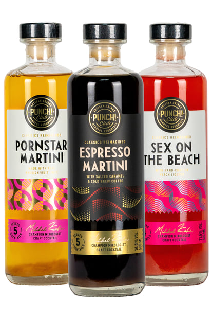Punch Club Vodka Based Cocktail Bundle