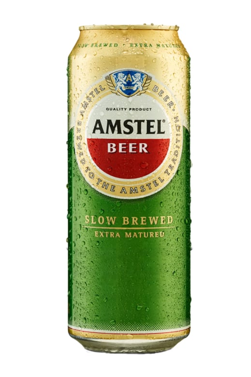 Amstel Beer Can 500ml (6-pack)