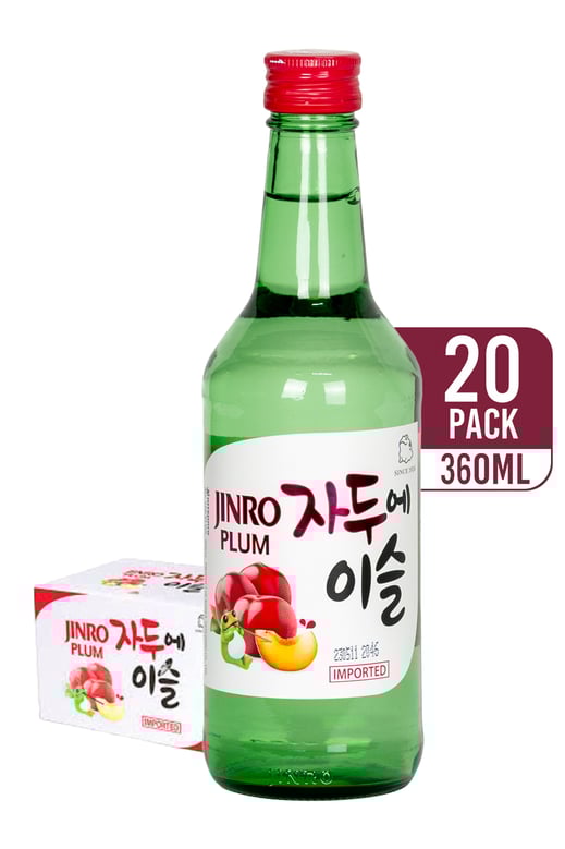Jinro Plum Soju (20-pack)