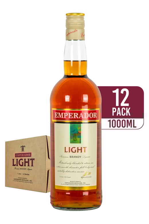Emperador Light Brandy(12-pack)