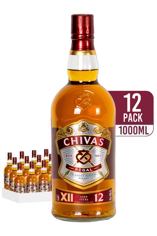 Chivas Regal 12 Year Old Blended Scotch (12-pack)