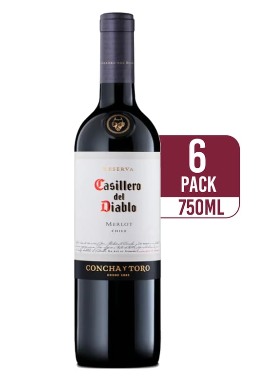 Casillero del Diablo Reserva Merlot (6-pack)