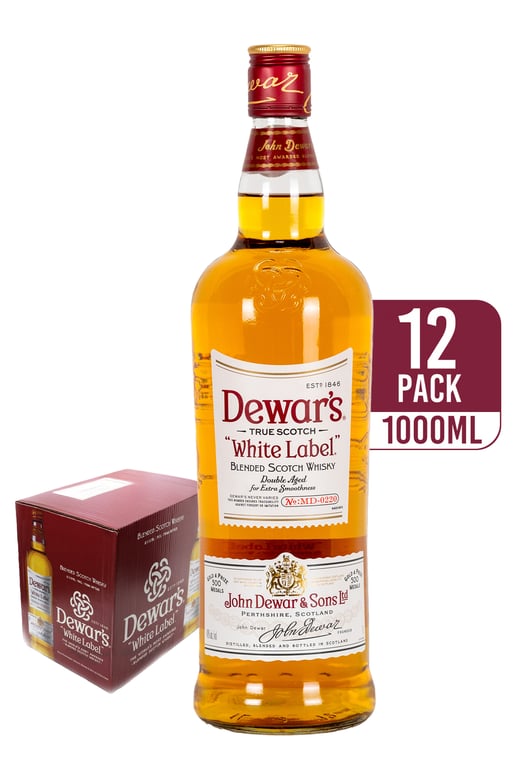 Dewar's White Label Blended Scotch (12-pack)