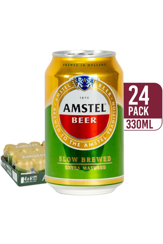 Amstel Beer Can (24-pack)