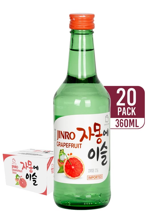 Jinro Grapefruit Soju (20-pack)