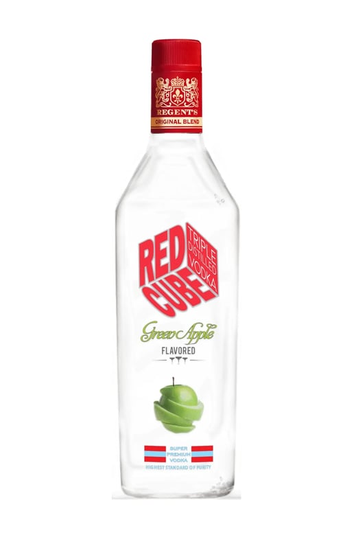 Red Cube Green Apple Vodka