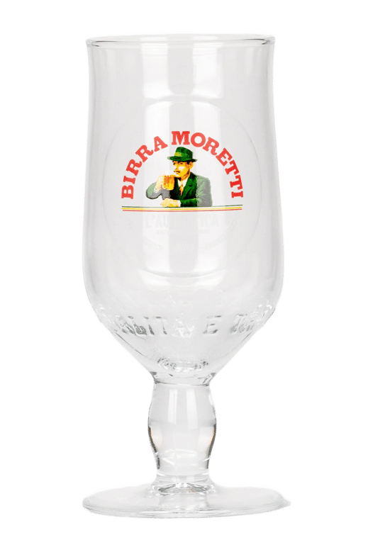 Birra Moretti Chalice Beer Glass