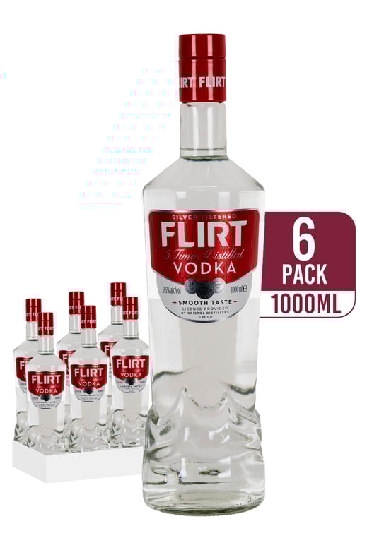 Flirt Original Red Vodka (6-pack)