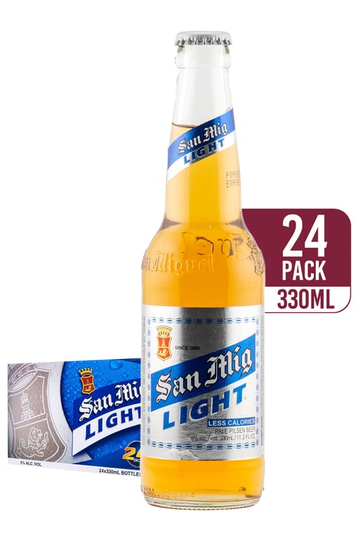 San Mig Light Lager (24-pack)