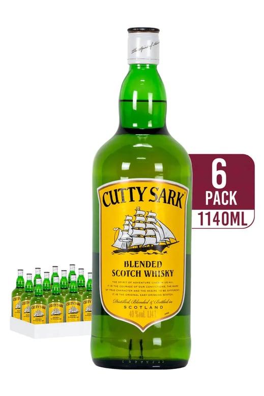 Cutty Sark Blended Scotch (6-pack)
