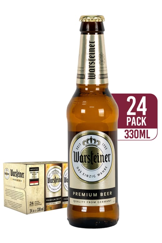 Warsteiner Premium German Pilsener (24-pack)