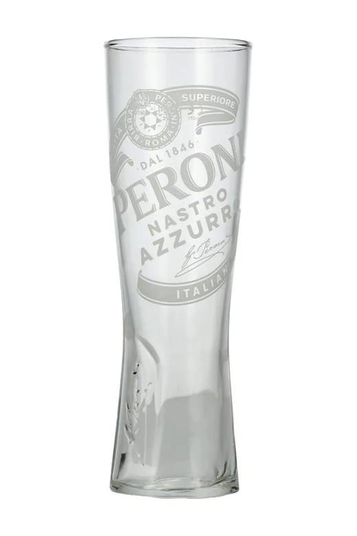 Peroni Nastro Azzurro Signature Pint Beer Glass
