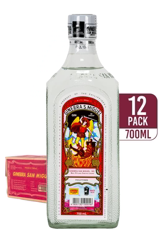 Ginebra San Miguel Frasco Gin (12-pack)