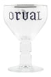 Orval Silver Rimmed Chalice Beer Glass